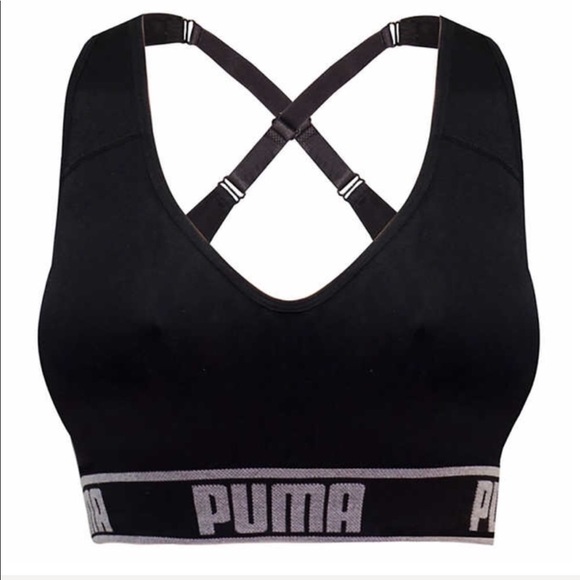 Puma Other - New NWT Black Puma Wireless Sports Bra Spandex